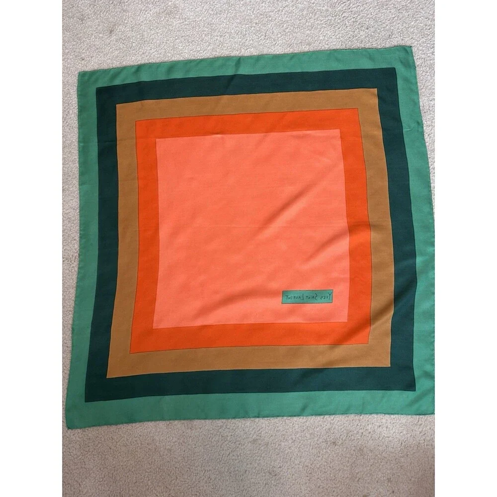 Saint Laurent geometric green 33x
